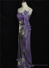 Lovely Straps Simple Long Party Dress, Vintage Style Floor Length Evening Dress